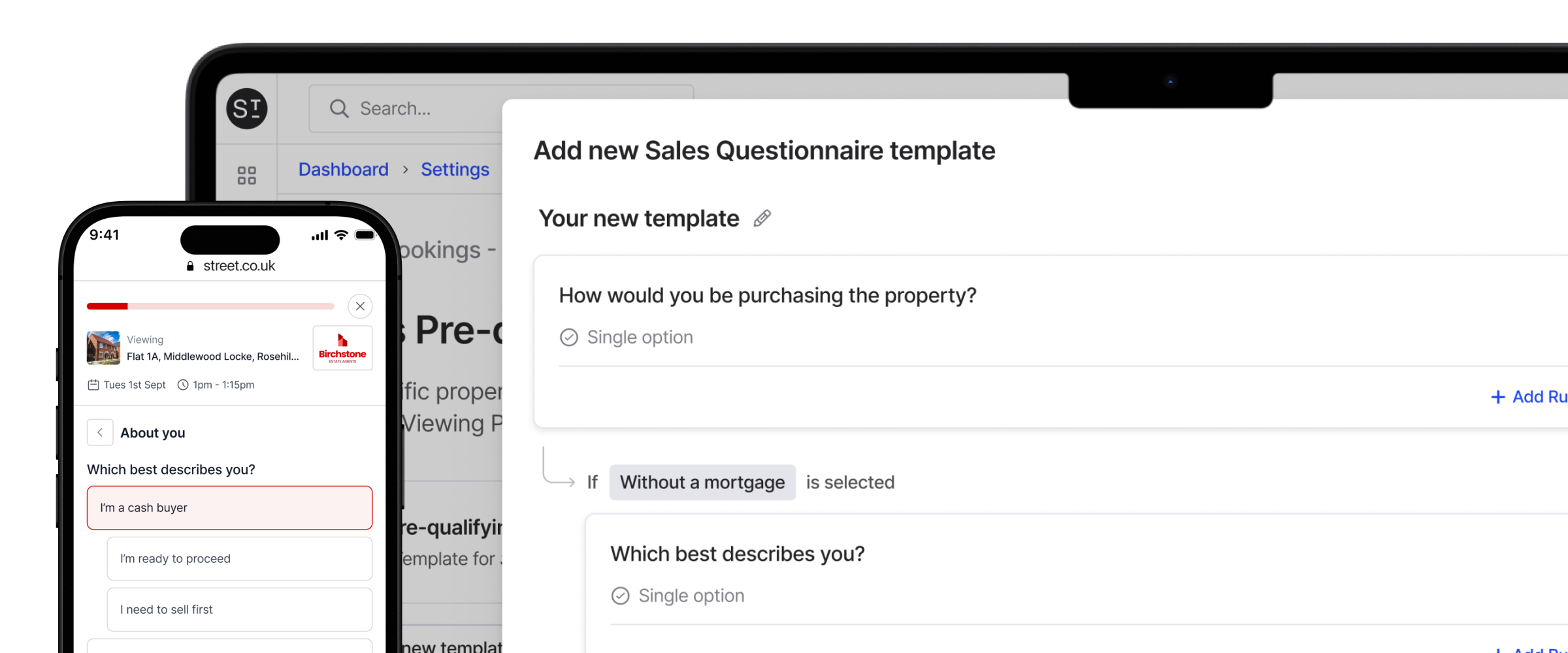 Street.co.uk gives agents more control over online bookings with new Pre-viewing Qualification feature