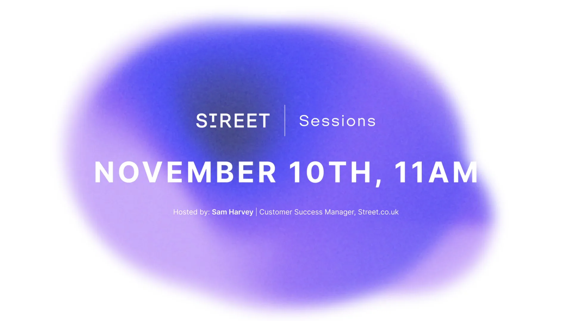 Street Sessions, November 2026