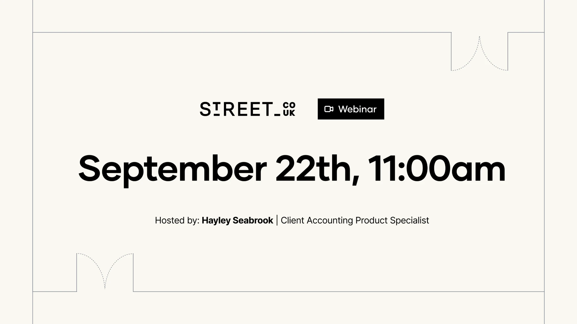 Street Webinar - Client Accounting