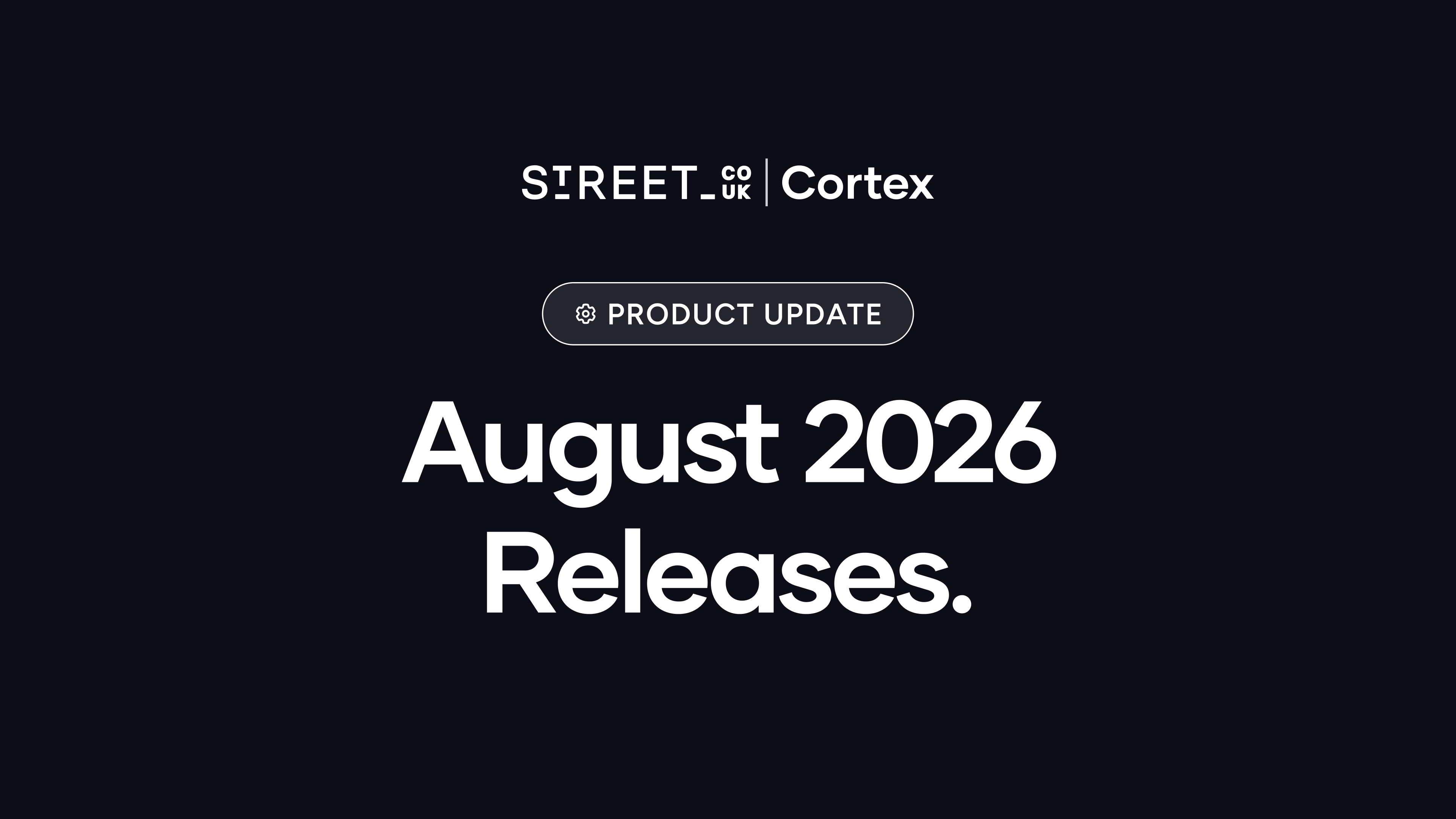 What's new in Cortex: Lettings, Ask Cortex and new agent recipes.