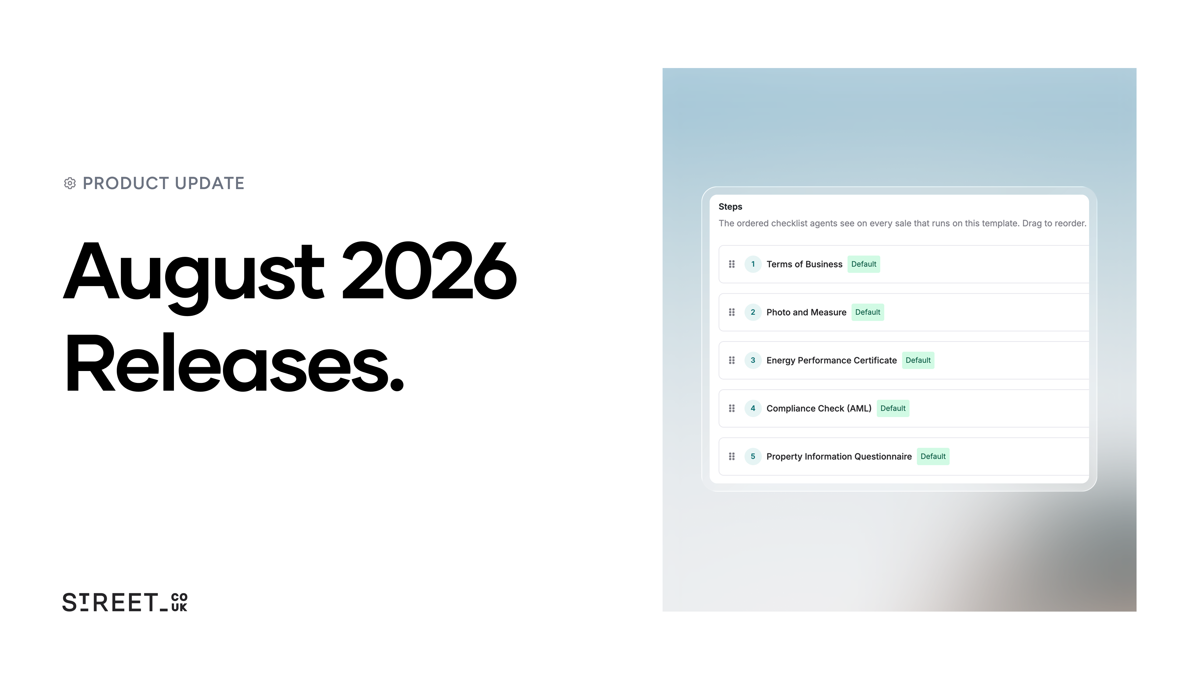 What's new in Street.co.uk: August 2026.