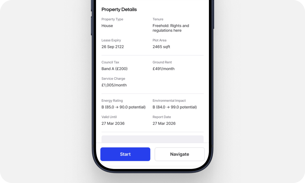 More property details on the go