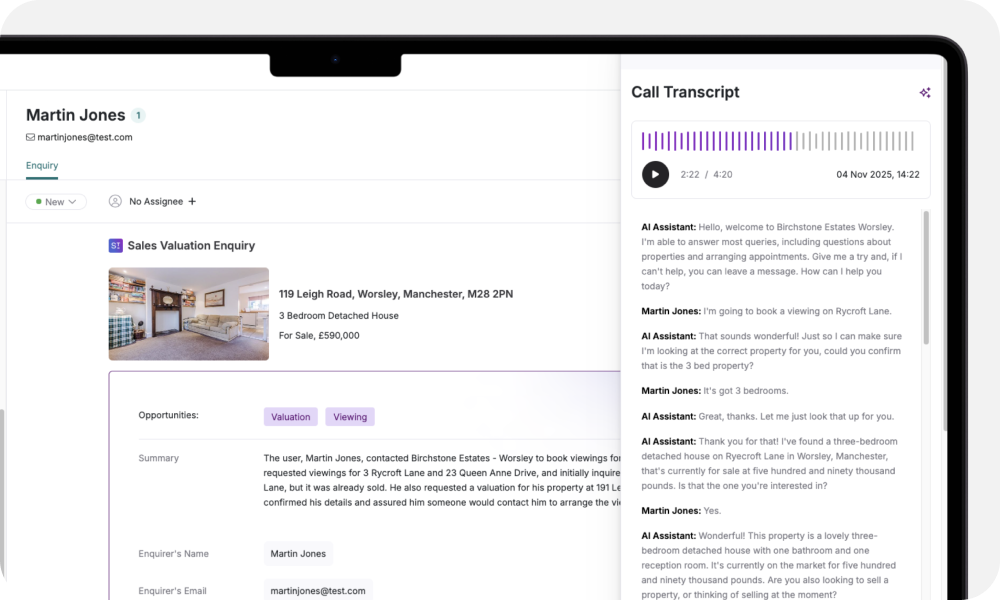 Even smarter Street AI Call Handler conversations.