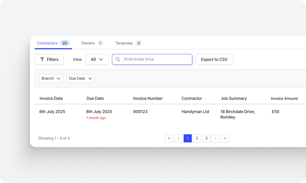 Find invoices faster