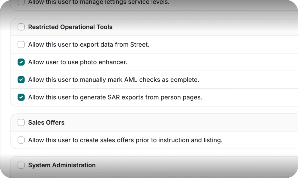 Full control over who can perform high-impact tasks