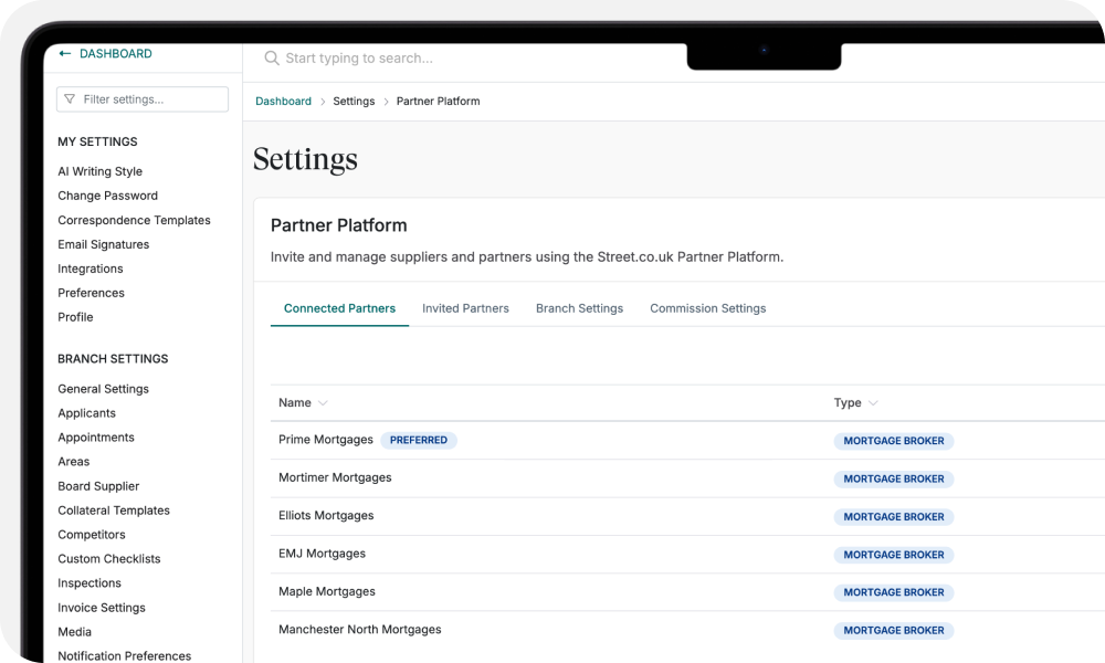 Keep your top partners front and centre.