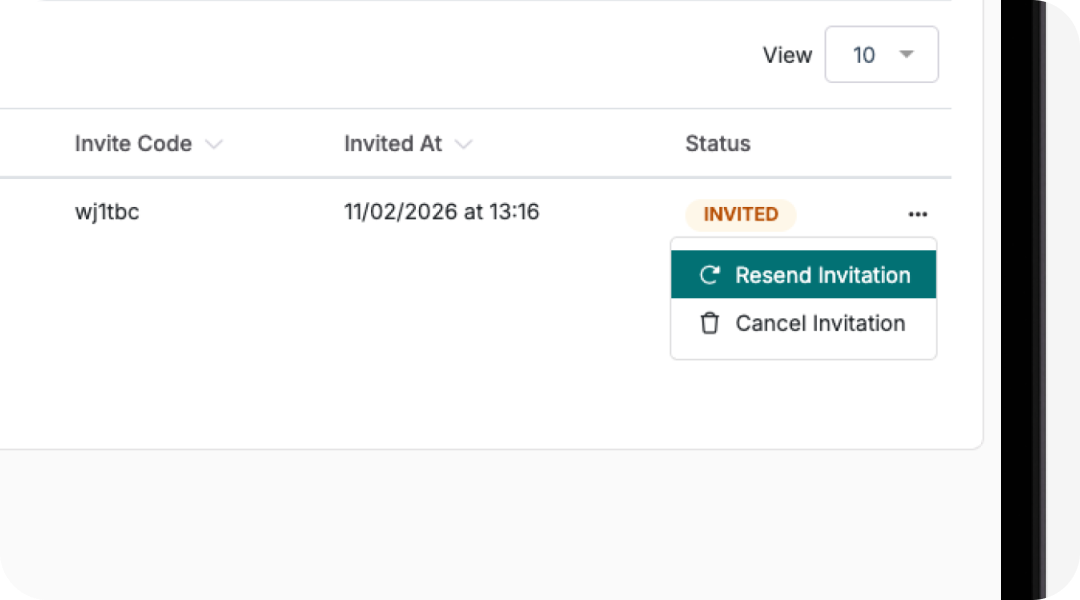 Know exactly where partner onboarding stands.