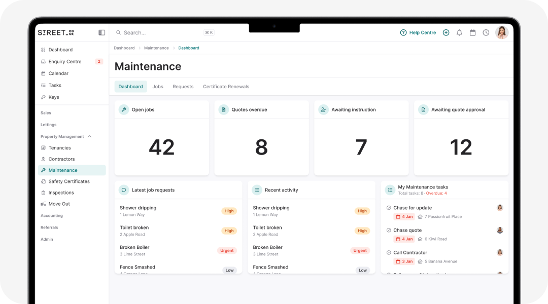 See your entire maintenance workload at a glance