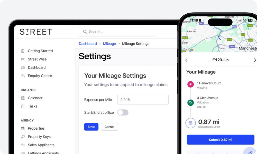 Smarter mileage tracking for remote and hybrid agents