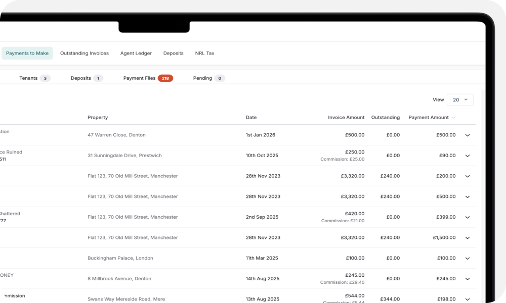 More clarity when paying contractors.