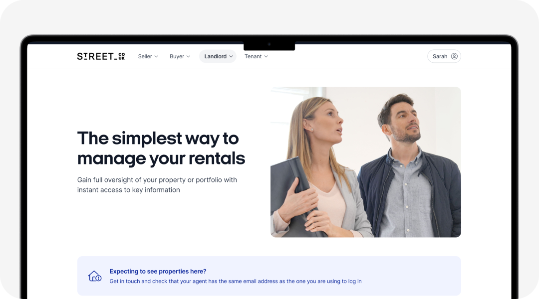 New look customer information page