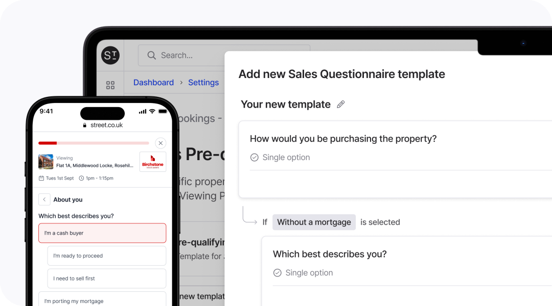 Pre-qualify applicants before they book online.
