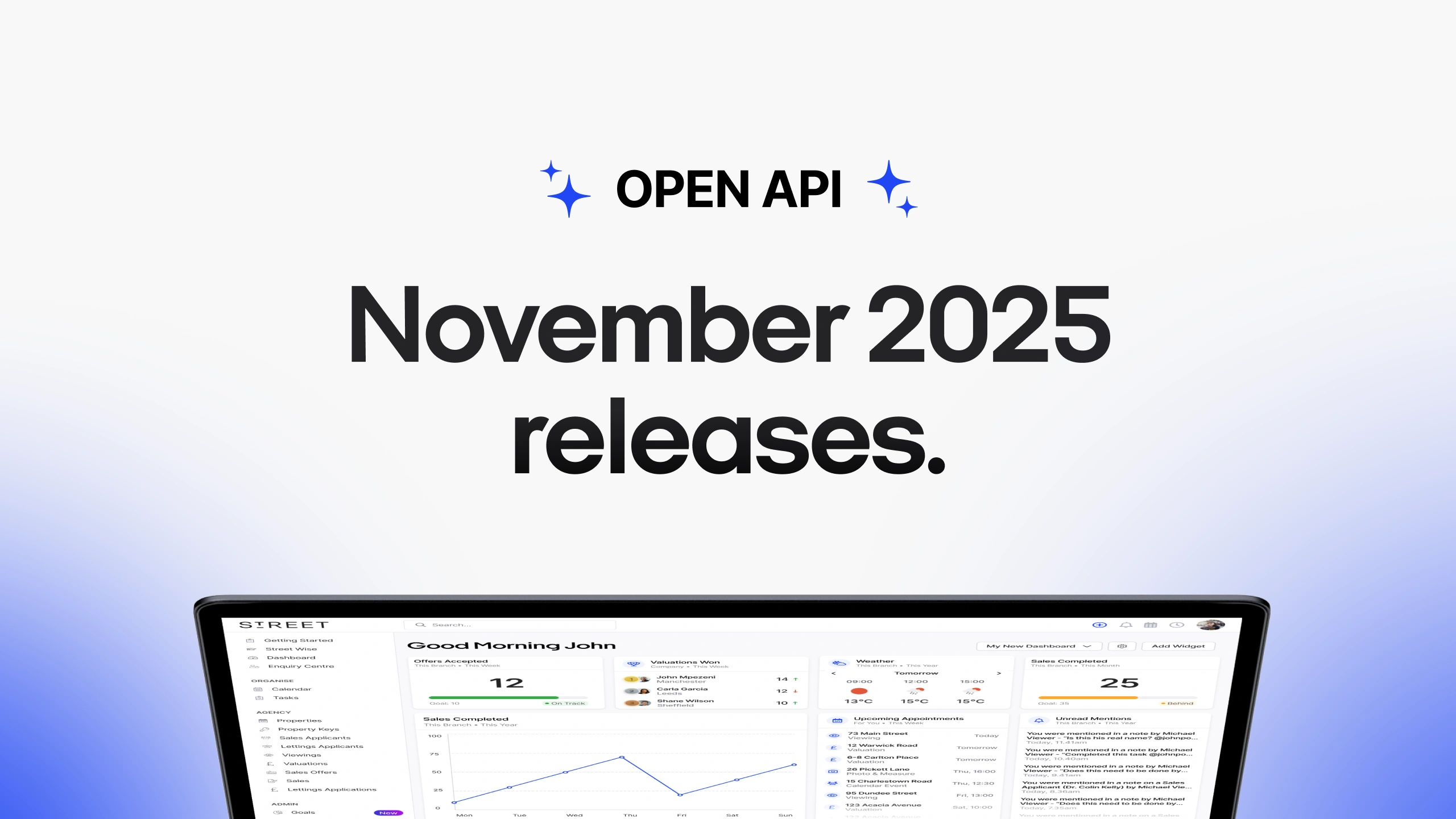 Prioritise leads through the Open API.