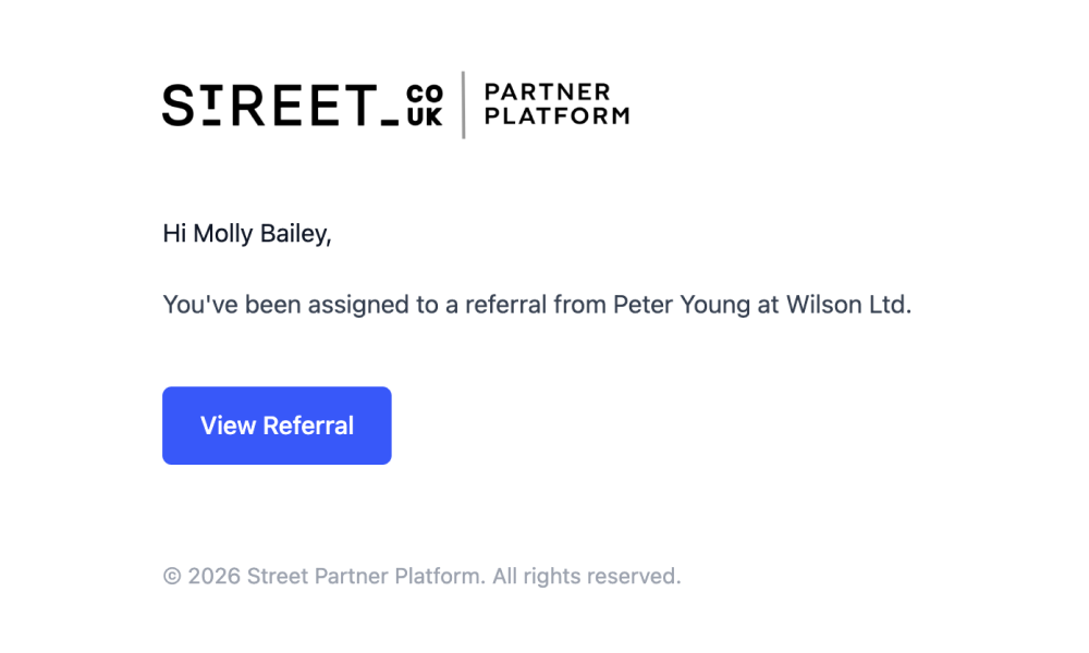 Know the moment a referral lands with you