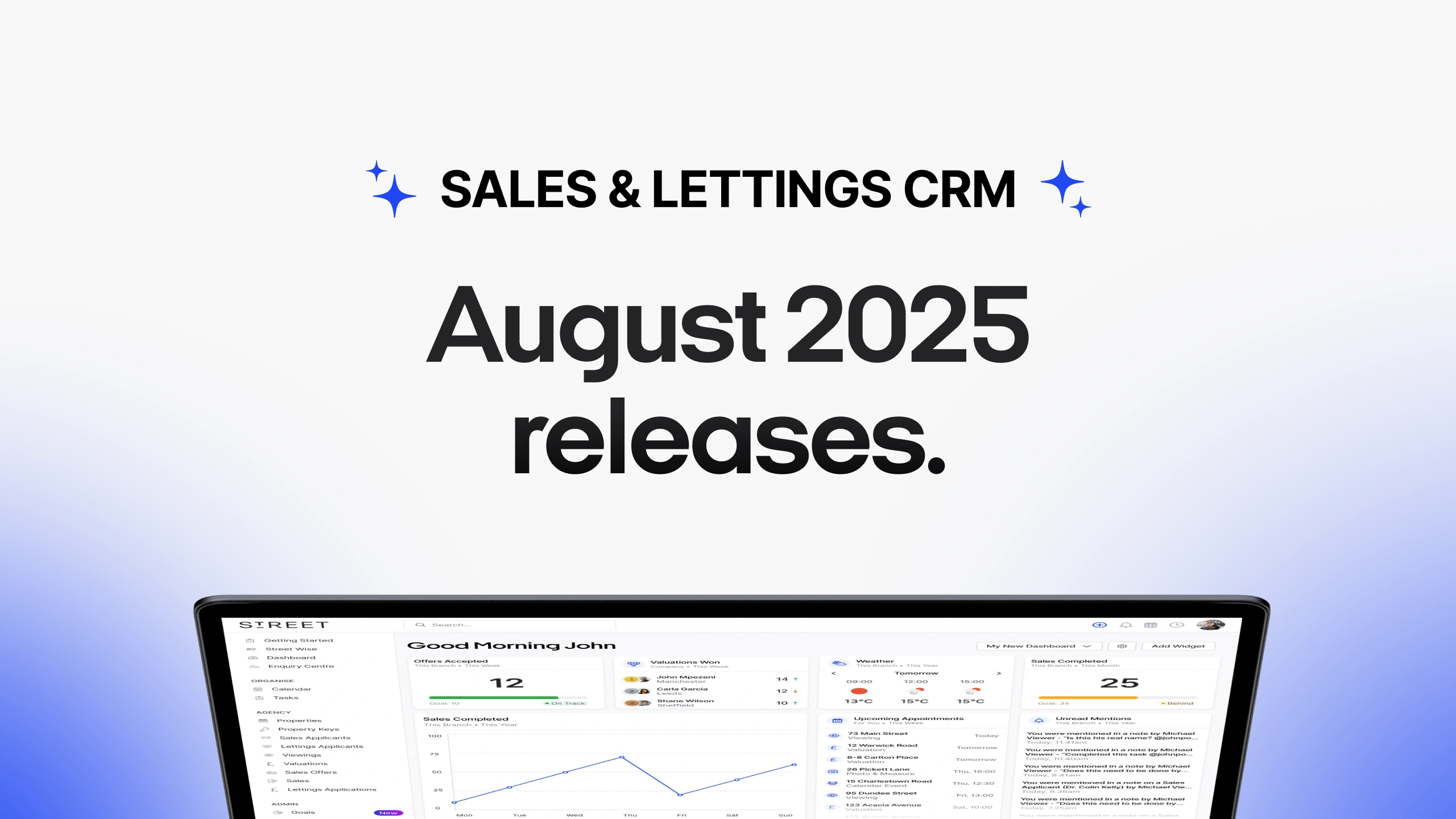 Sales & Lettings August Updates