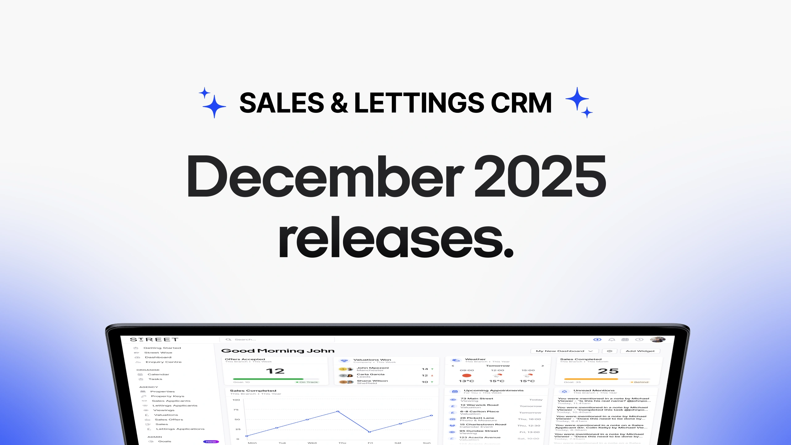 Sales & Lettings December Updates