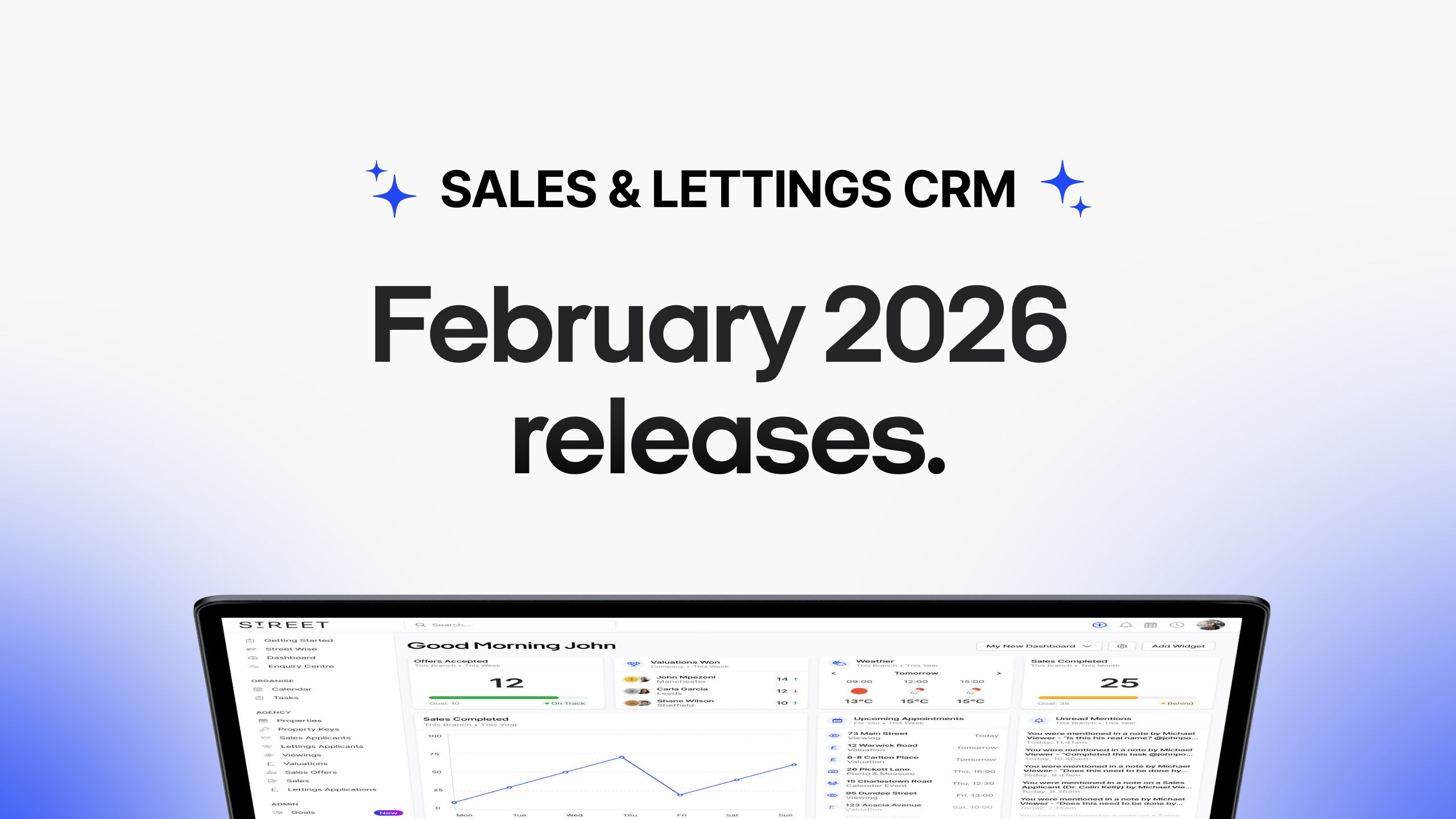 Sales & Lettings February Updates