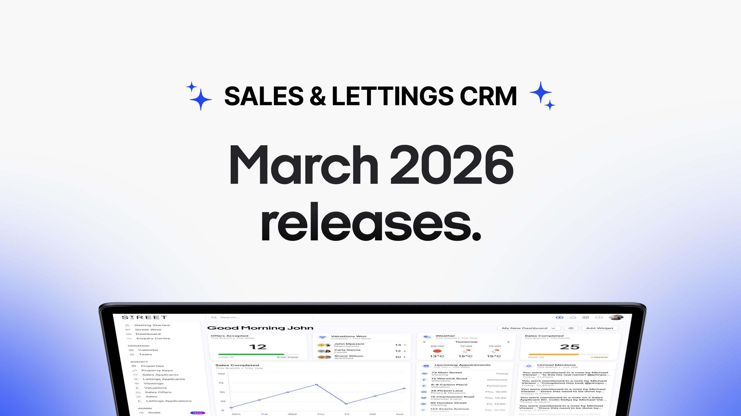 Sales & Lettings March Updates