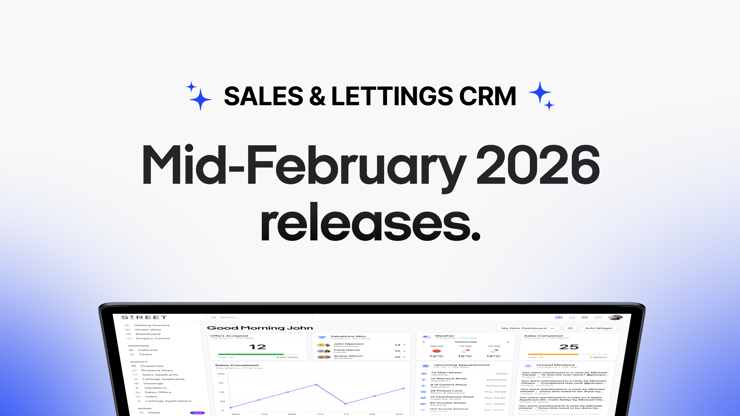 Sales & Lettings Mid-February Updates