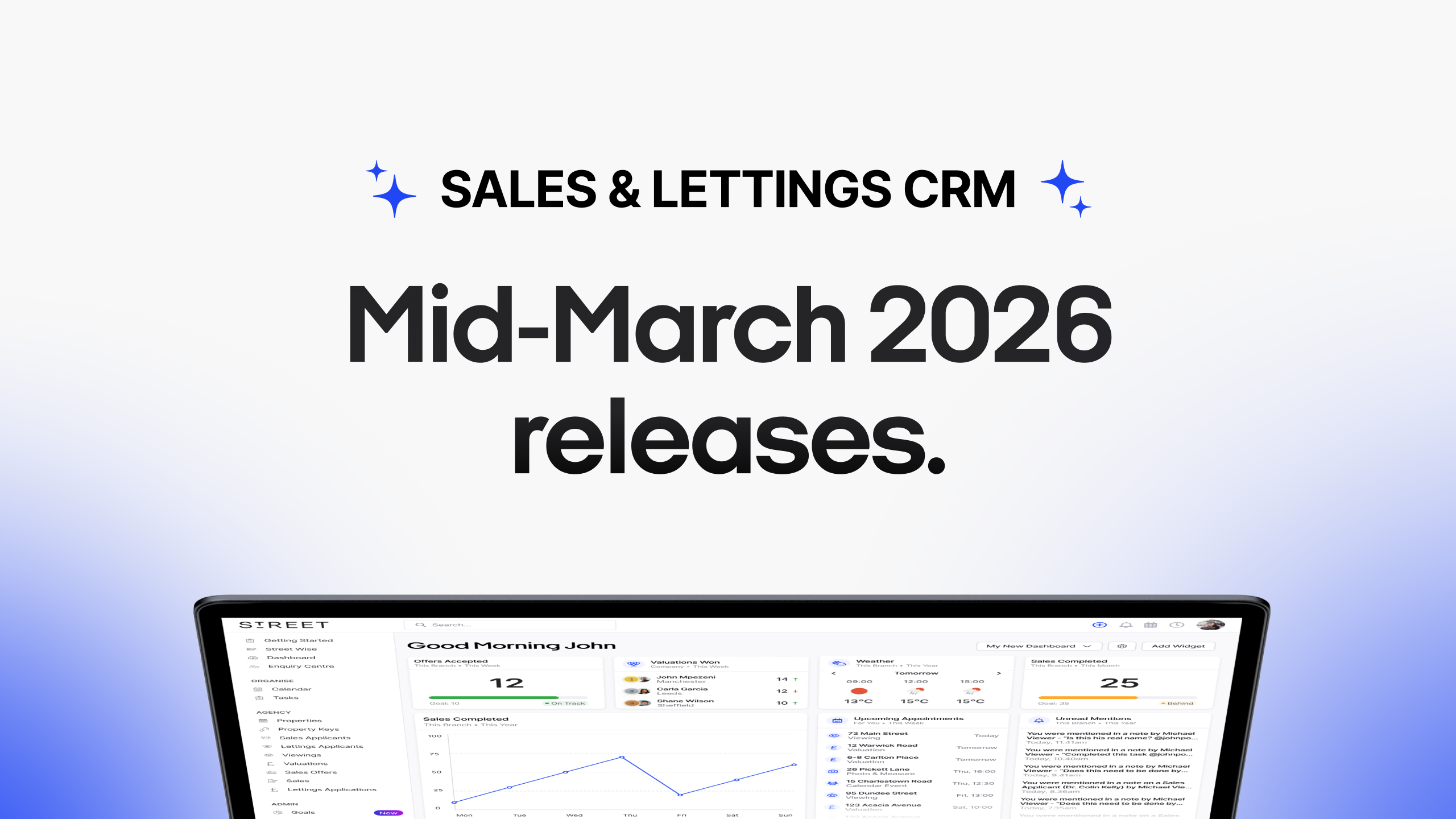 Sales & Lettings Mid-March Updates