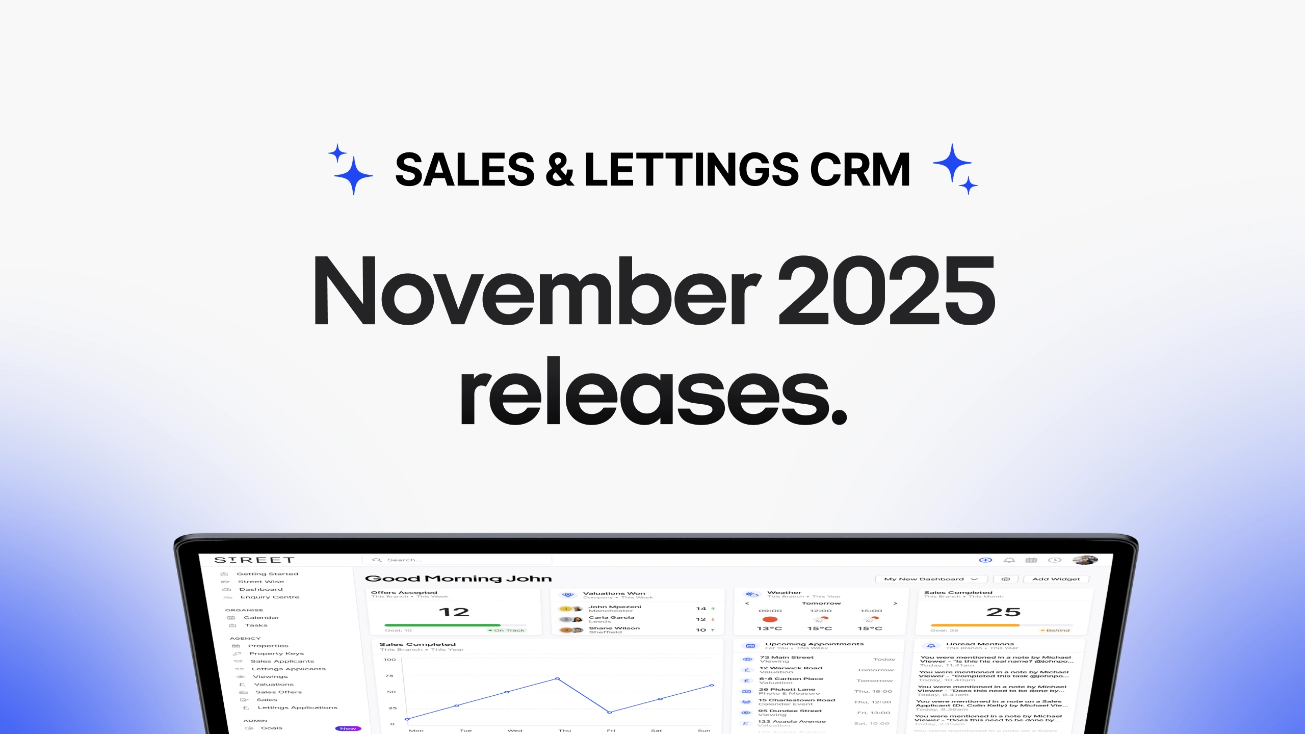 Sales & Lettings November Updates