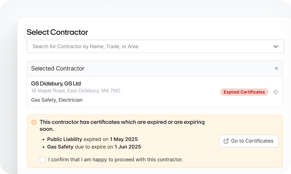Instruct contractors with absolute confidence
