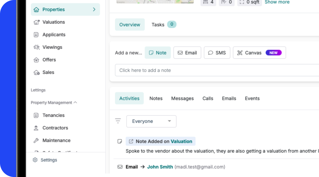 View notes across related pages