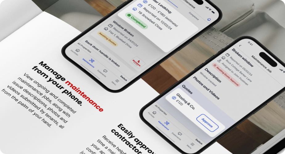 Custom-branded landlord brochure