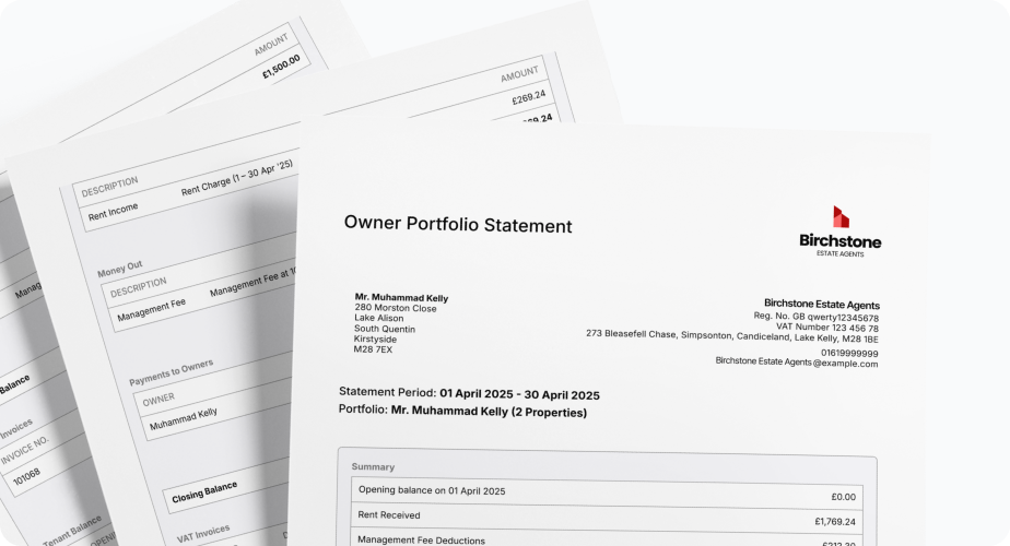 Portfolio statements guide