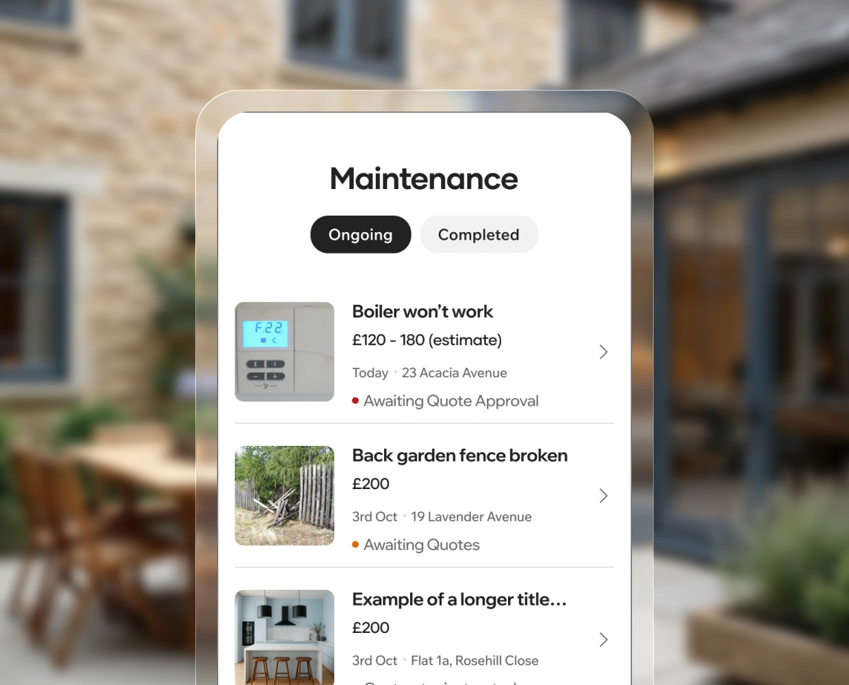 Day-to-day management features