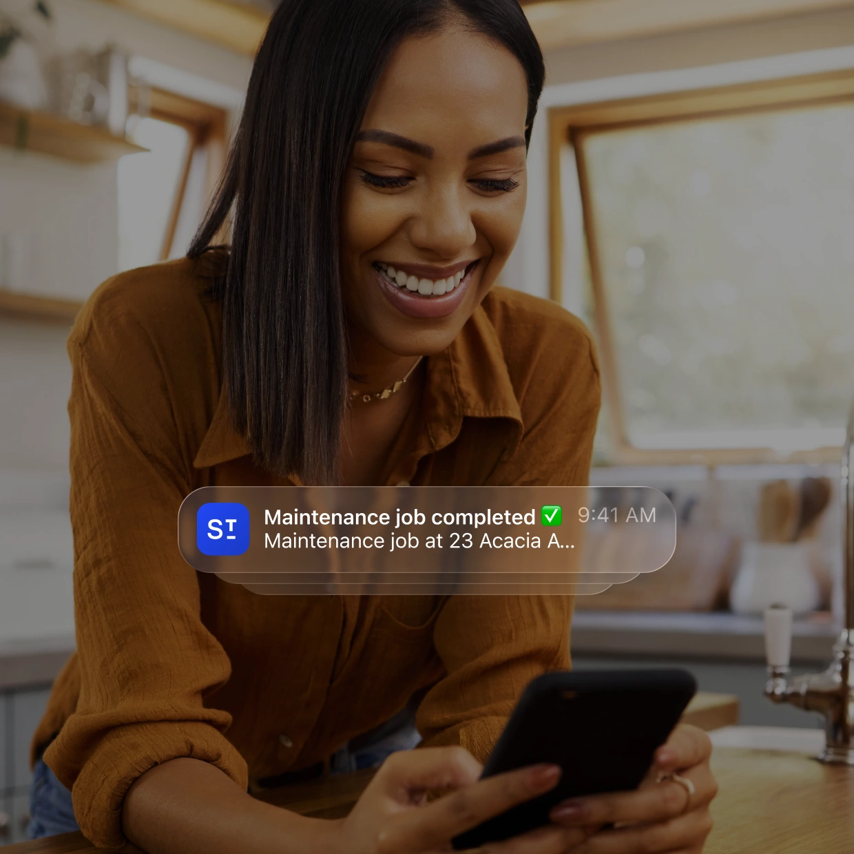 Real-time push notifications