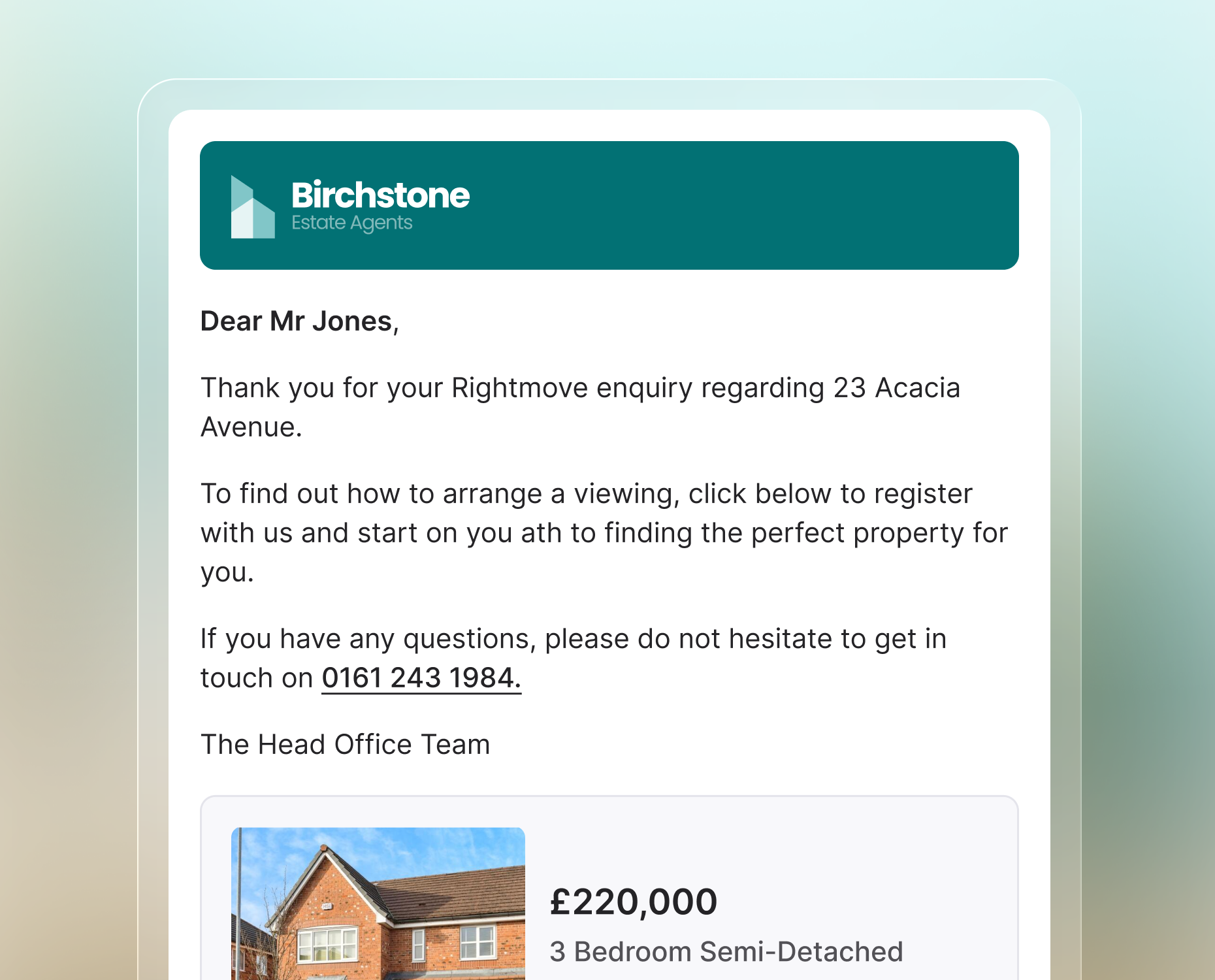 Street.co.uk Enquiry Centre