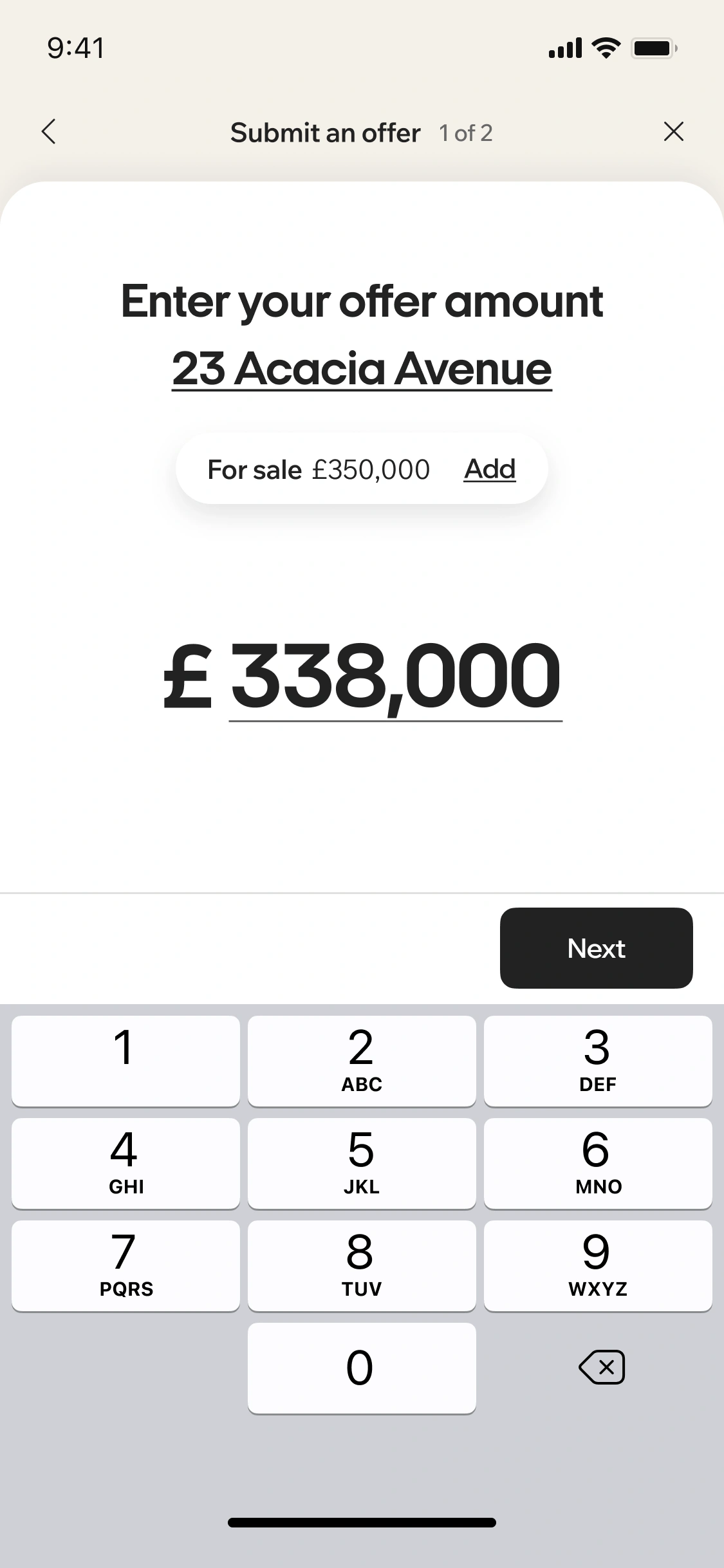 Street offer management: in-app submission and buyer readiness