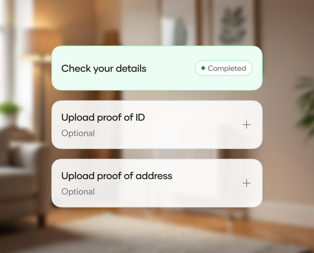 Buyer readiness profile in the app