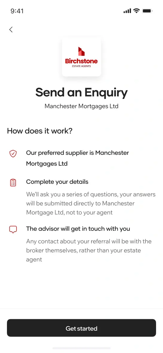 Mortgage Self-Referrals in the Street.co.uk Client App