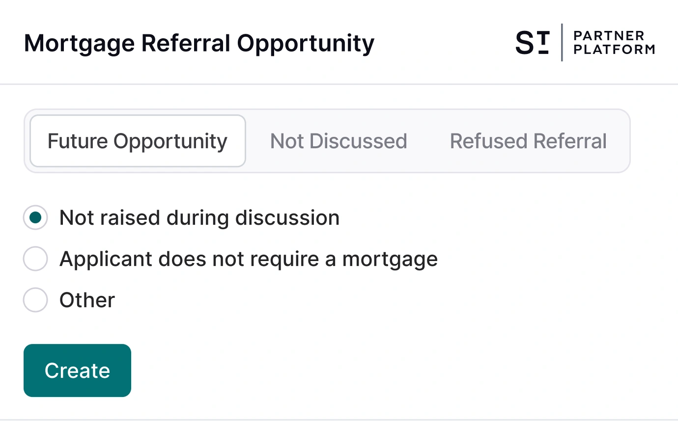 Capture referral opportunities