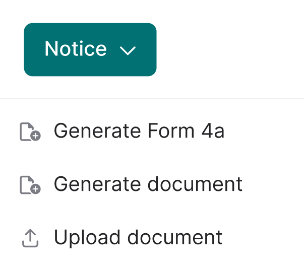 Form 4A editing modal