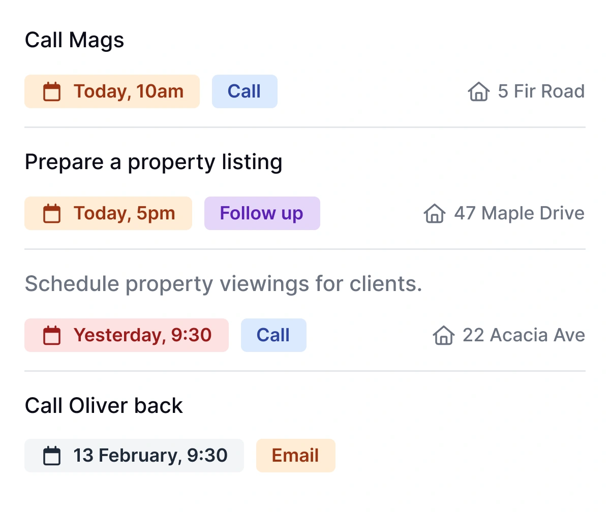 Street.co.uk Task Management