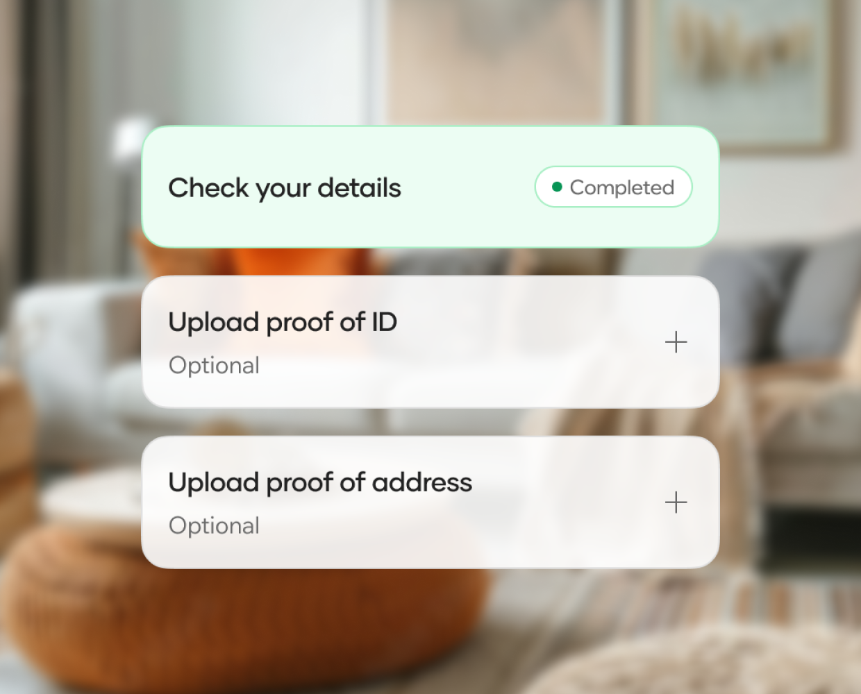 Vendor App onboarding screen